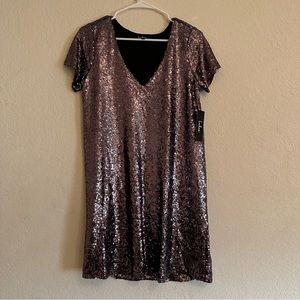 NWT Purple Sequin Dress